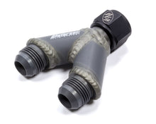 Load image into Gallery viewer, PETERSON FLUID 10-1712 Y-Manifold -12an Female Swivel to 12an Male