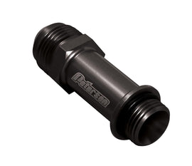 PETERSON FLUID 15-1083 Peterson Fluid 15-1083 Extended Oil Inlet Fitting, 12AN Male to 10AN Male ORB, 3.75-Inch Length, Aluminum Black Anodized