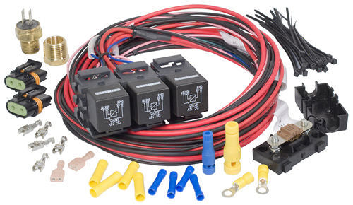 PAINLESS WIRING 30117 Dual Activation/Dual Fan Relay Kit on 185 off 175