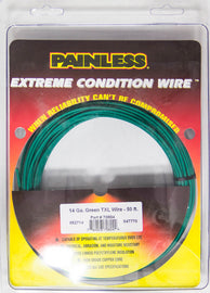 PAINLESS WIRING 70804 14 Gauge Green TXL Wire  50 Ft.