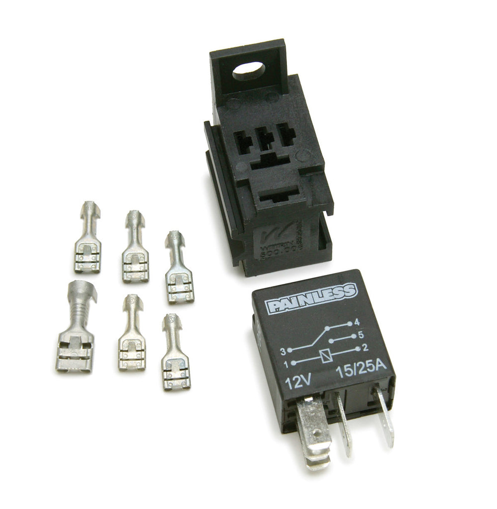PAINLESS WIRING 80136 Micro Relay w/Base & Ter minals