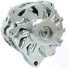 POWERMASTER 27861 Polished GM Alternator 105 Amp W/Serpentine Pul