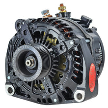 Load image into Gallery viewer, POWERMASTER 58550-16.8CCW POWERMASTER 58550-16.8CCW Black GM Denso-Style 250 Amp Alternator, 6-Groove, Counterclockwise