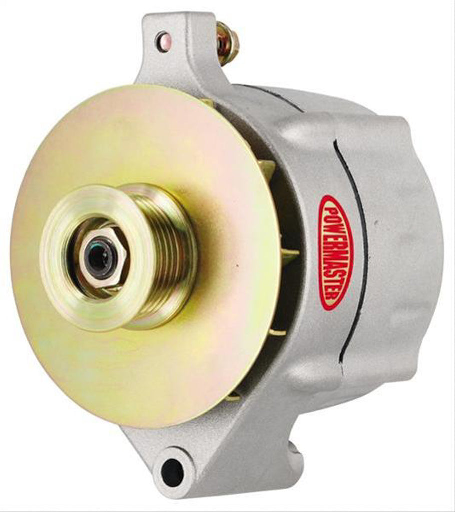 POWERMASTER 8-47141 Powermaster 8-47141 Ford 150 Amp 12V 1-Wire Alternator with Single V-Belt Pulley
