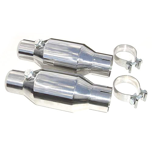 PYPES PERFORMANCE EXHAUST CVM11K Catalytic Converter Kit Pair 2.5in Hi Flow