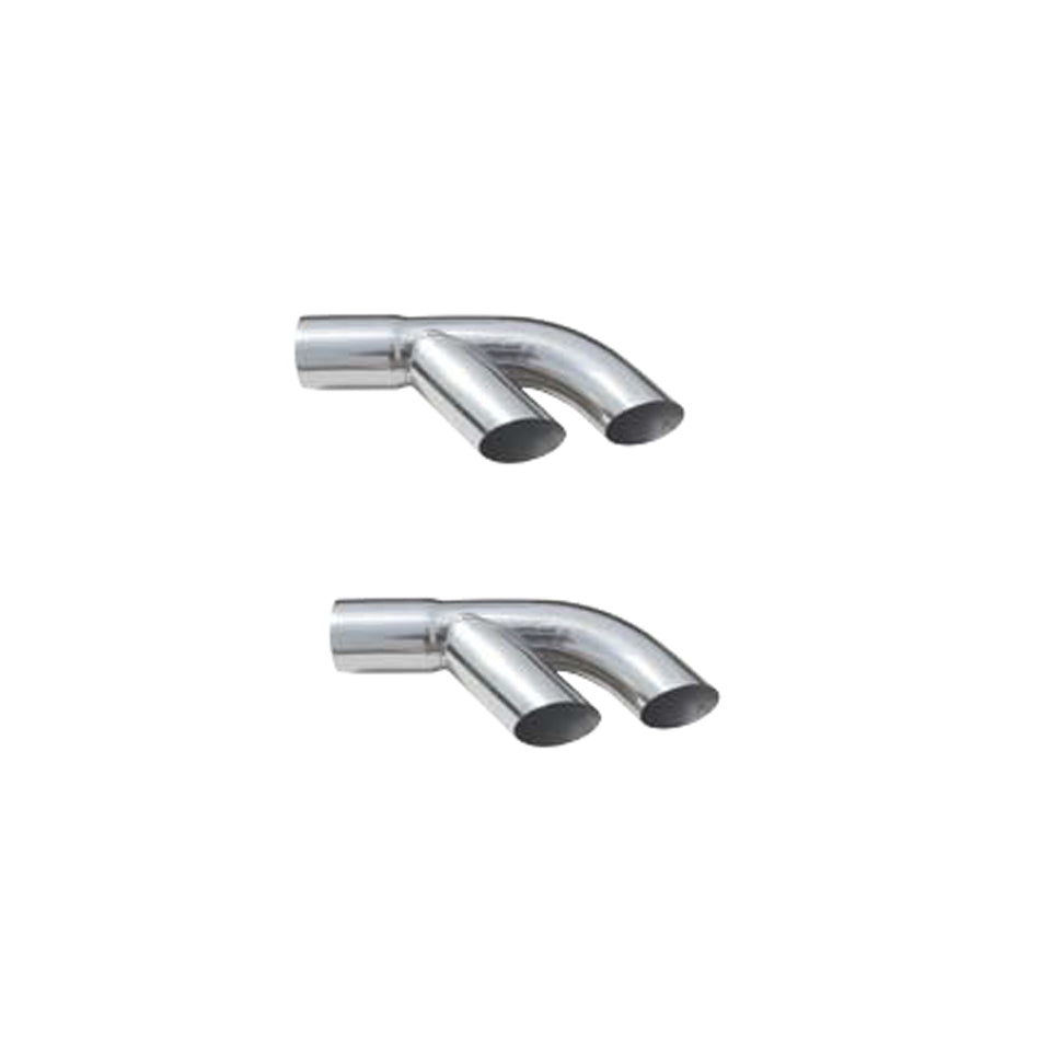 PYPES PERFORMANCE EXHAUST EVT13 Exhaust Tip Slip Fit 3in to Dual 3in