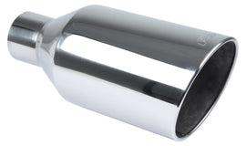 PYPES PERFORMANCE EXHAUST EVT408 Exhaust Tip 4in x 8in 18in L Polished Weld-on