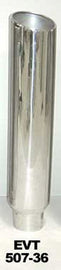 PYPES PERFORMANCE EXHAUST EVT507-36 Exhaust Stack 5in x 7in 36in L Polished