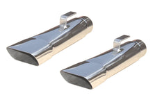 Load image into Gallery viewer, PYPES PERFORMANCE EXHAUST EVT80 Exhaust Tips Slip Fit 2.5in Rectangle Slant
