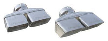 Load image into Gallery viewer, PYPES PERFORMANCE EXHAUST EVT88 Exhaust Tips Slip Fit 3in Dual Rectangle Slant