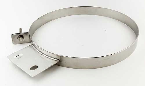 PYPES PERFORMANCE EXHAUST HSC008 Stack Clamp 8in Stainless