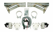 Load image into Gallery viewer, PYPES PERFORMANCE EXHAUST HVE10K Exhaust Cutout Kit Dual w/YPipe 2.5in Pair
