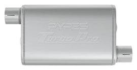 PYPES PERFORMANCE EXHAUST MVT10 Turbo Pro Muffler 2.5in Offset In/Out