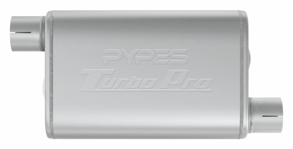 PYPES PERFORMANCE EXHAUST MVT16 Turbo Pro Muffler 3.0in Offset In/Out