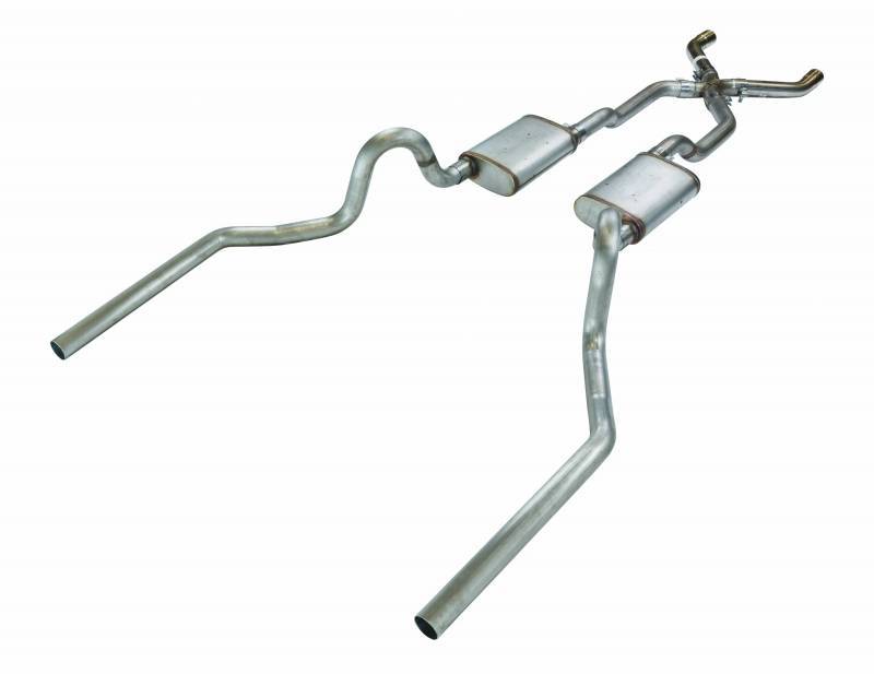 PYPES PERFORMANCE EXHAUST SGA20 Pypes Performance Exhaust 64-72 GM A-Body High-Tuck Exhaust System, 2.5-Inch Diameter