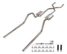 Load image into Gallery viewer, PYPES PERFORMANCE EXHAUST SGB45S 65-70 Chevy B-Body H-Pip Crossmember Back Exhaust