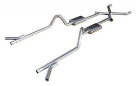 PYPES PERFORMANCE EXHAUST SGC11R 55-57 Chevy 2.5 Exhaust w/X-Pipe