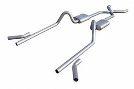 PYPES PERFORMANCE EXHAUST SGC19S 55-57 Chevy 2.5 Exhaust Pocket Kit w/X-Pipe