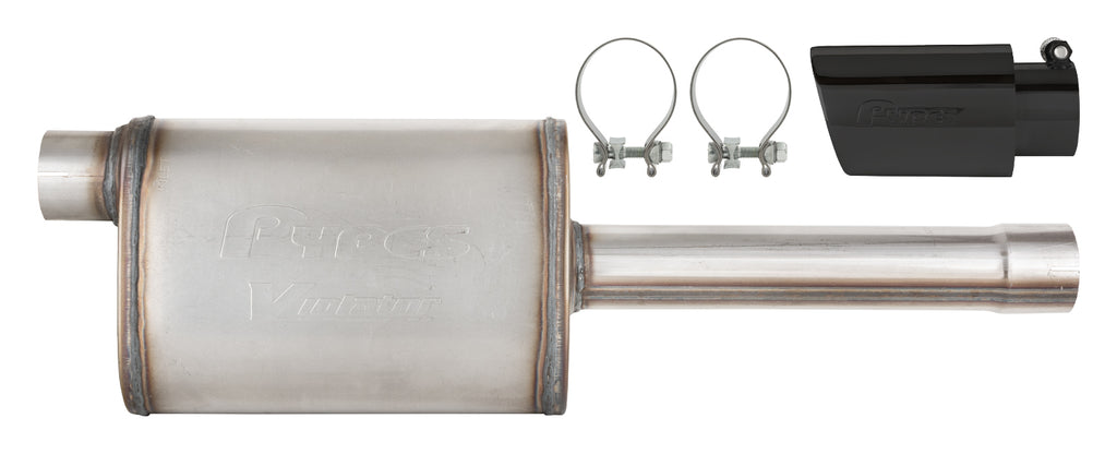 PYPES PERFORMANCE EXHAUST SGT32VB 19-25 GM P/U Muffler/Tip Kit Black