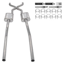 Load image into Gallery viewer, PYPES PERFORMANCE EXHAUST SGT77 Pypes Performance Exhaust SGT77 Crossmember-Back X-Pipe System for 1955-1959 GM Fullsize Trucks