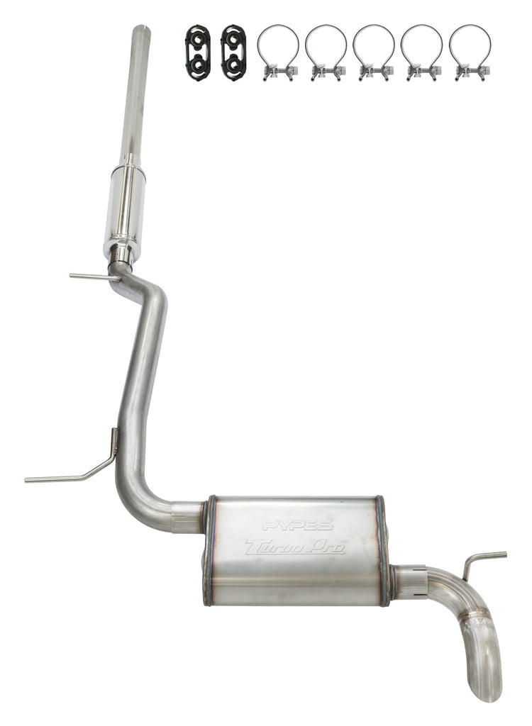 PYPES PERFORMANCE EXHAUST SJJ21T 07-18 Jeep JK Cat Back Exhaust