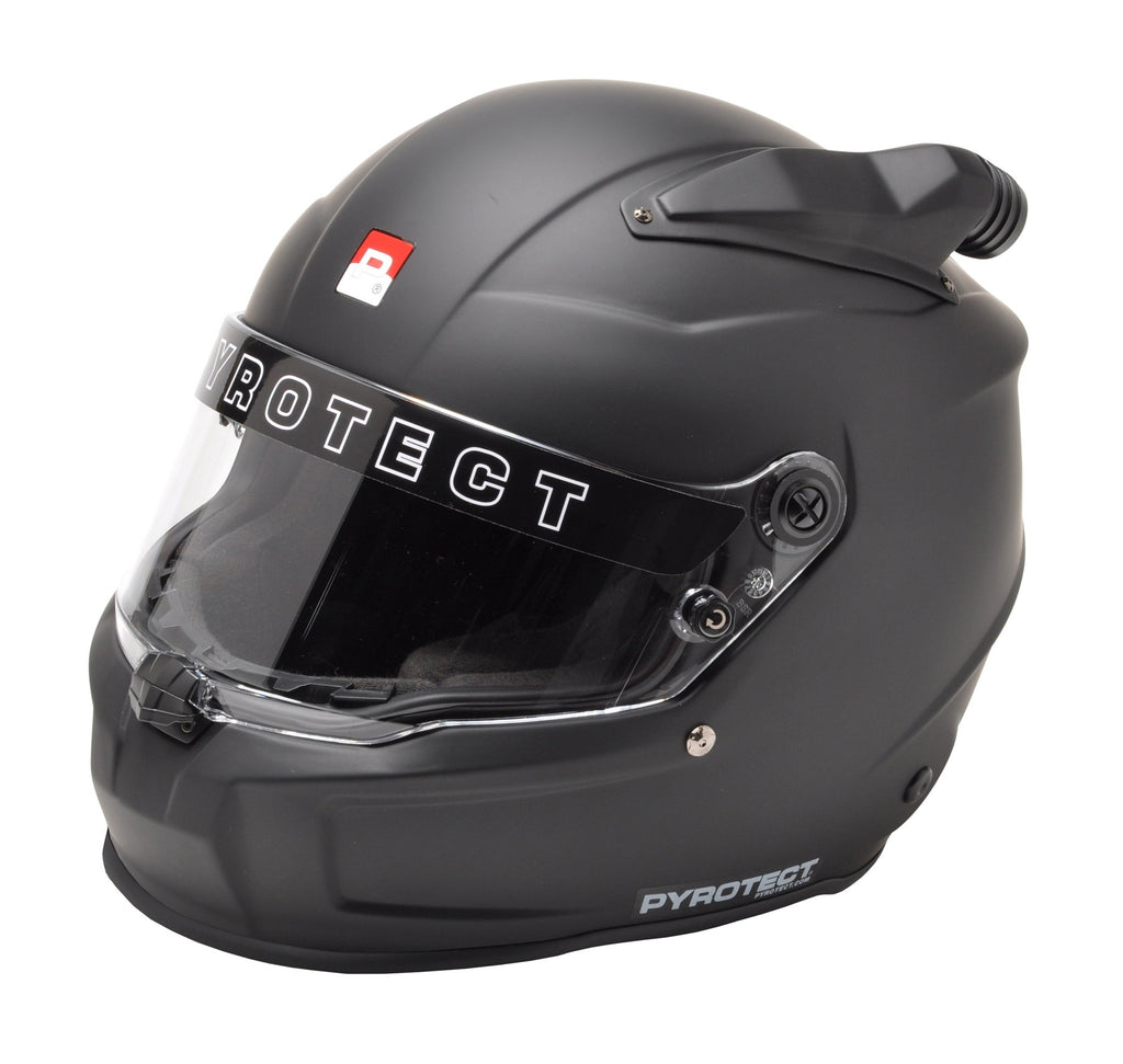PYROTECT HB942420 Pyrotect Pro Air Flow Vortex Full Face Helmet - Large Flat Black SA2020