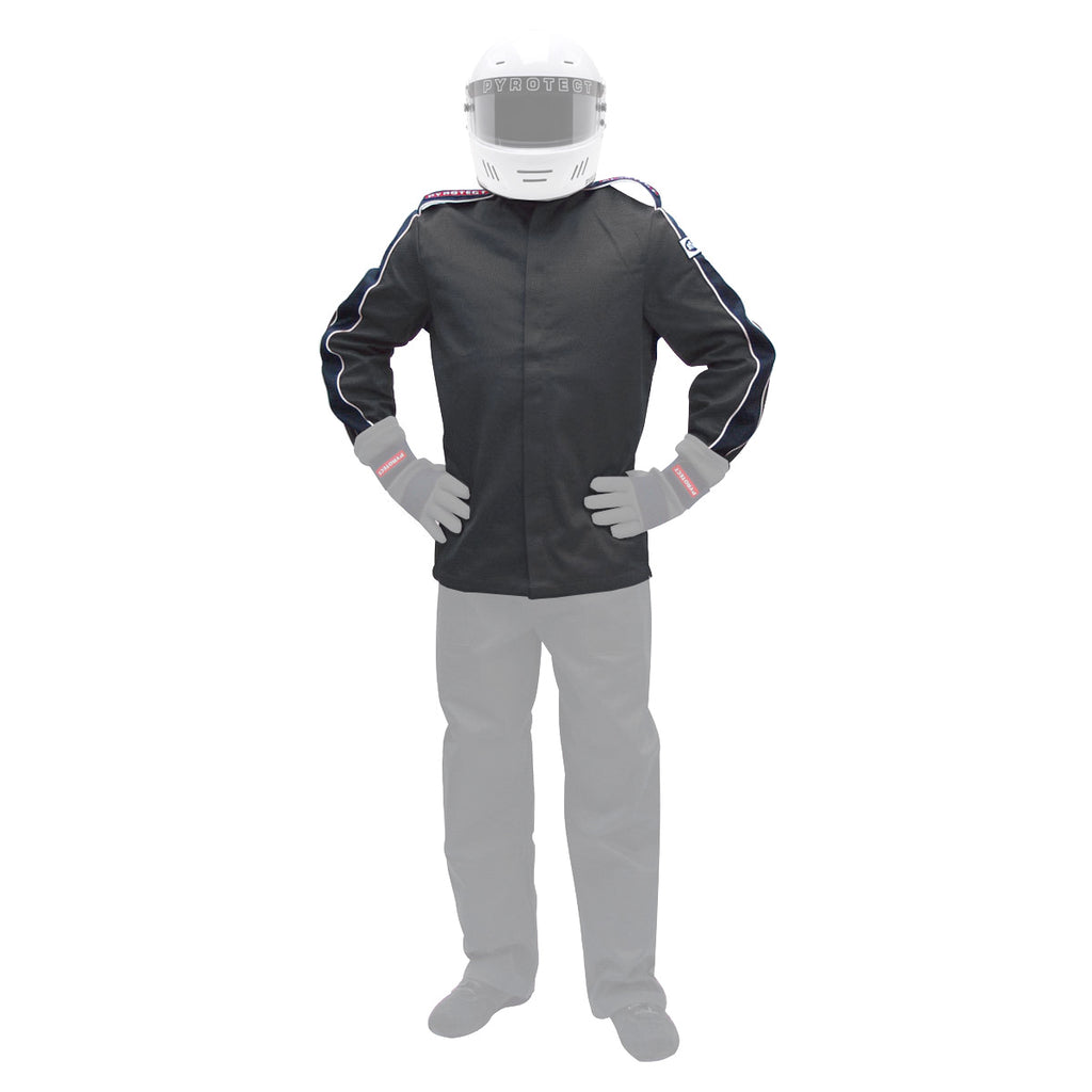 PYROTECT RJ100120 Jacket Deluxe Medium Black SFI-1