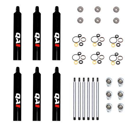 QA1 7Q6-DRY-6PK Shock Small Body Steel Dry Kit 6 PACK