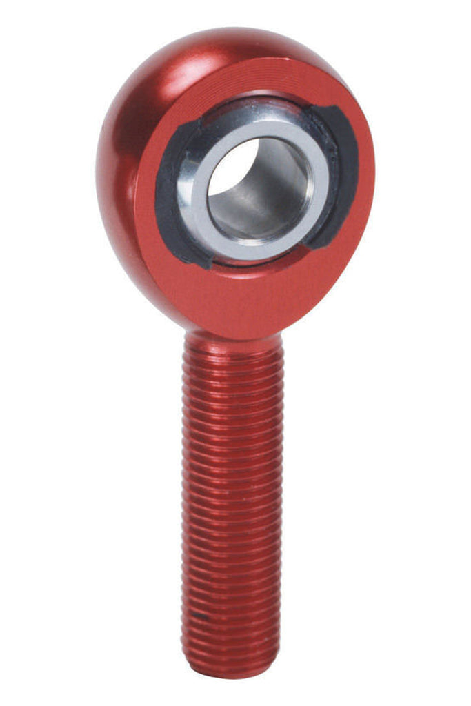 QA1 AMR4 QA1 AM Series 1/4-28 Right Hand Male Spherical Rod End with PTFE Lined Steel Ball and Red Anodized Aluminum Body