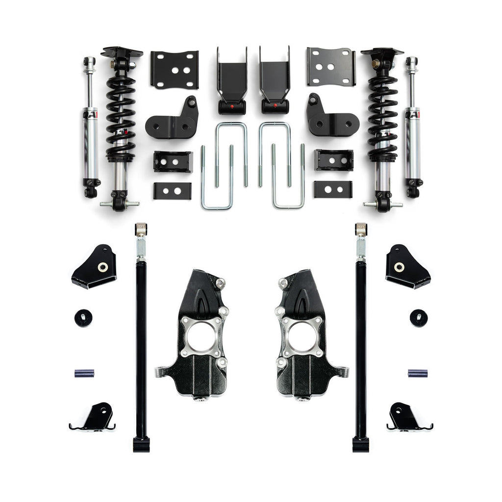 QA1 LK12-FF05 QA1 LK12-FF05 Suspension Lowering Kit for Ford F-150 2WD 2021-2026, 3.5 to 5.5 Inches Lowering