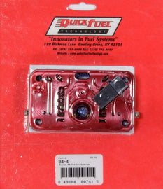 QUICK FUEL TECHNOLOGY 34-4 Billet Metering Block - Standard Calibration