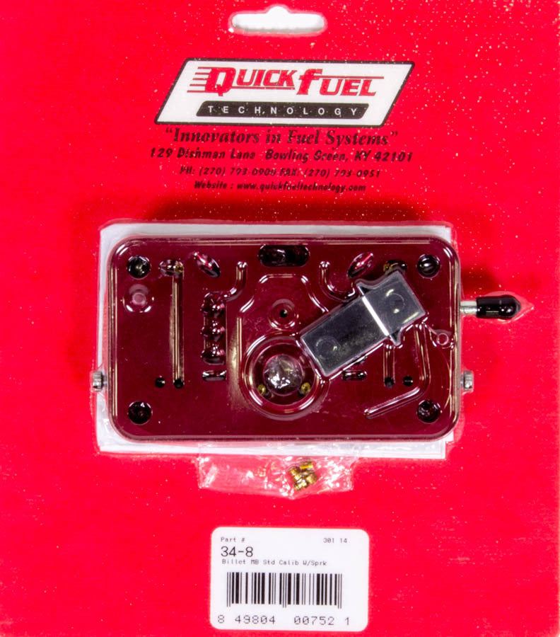 QUICK FUEL TECHNOLOGY 34-8 Billet Metering Block - Standard Calibration