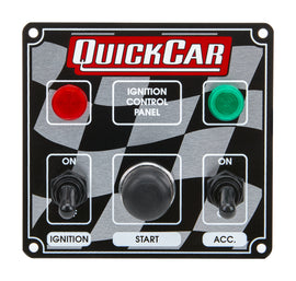QUICKCAR RACING PRODUCTS 50-022 Ignition Panel 2 Switch w/Lights
