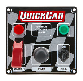 QUICKCAR RACING PRODUCTS 50-023 Ign. Panel 2 Switch w/Lights
