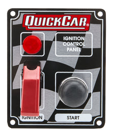 QUICKCAR RACING PRODUCTS 50-053 Ignition Panel w/Flip Switch and Light