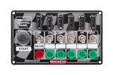 QUICKCAR RACING PRODUCTS 50-164 Ignition Panel Fused w/Start Button & Lights