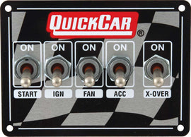 QUICKCAR RACING PRODUCTS 50-1713 Ign panel Dirt Dual with 3 Wheel Brake