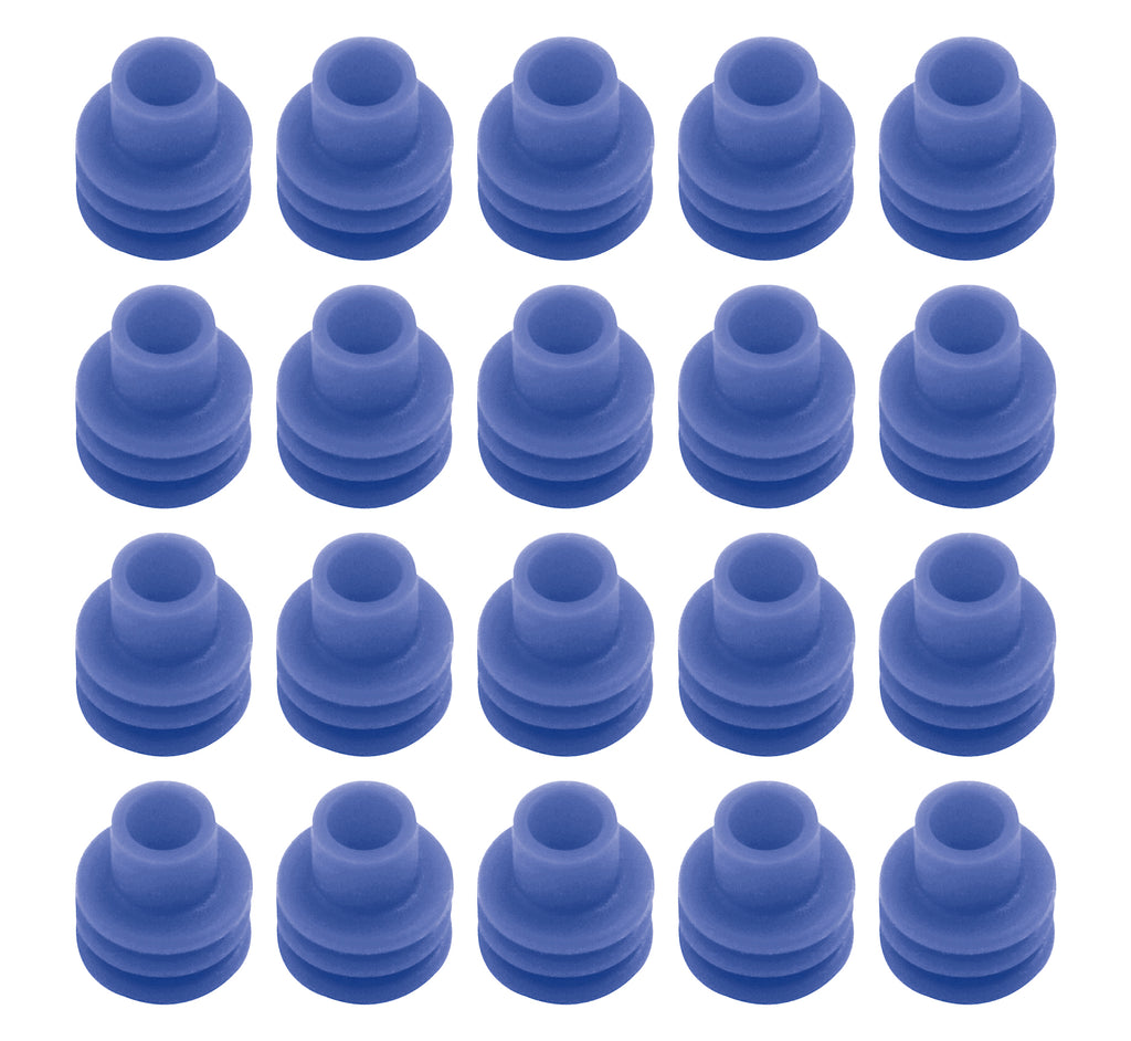 QUICKCAR RACING PRODUCTS 50-303-20 Blue Weatherpack Seals 20 pack