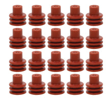 Load image into Gallery viewer, QUICKCAR RACING PRODUCTS 50-304-20 Red Weatherpack Seals 20 pack