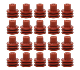 QUICKCAR RACING PRODUCTS 50-304-20 Red Weatherpack Seals 20 pack