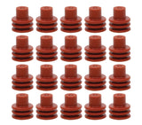 QUICKCAR RACING PRODUCTS 50-304-20 Red Weatherpack Seals 20 pack