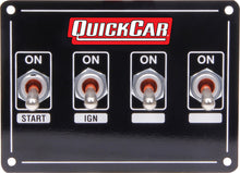Load image into Gallery viewer, QUICKCAR RACING PRODUCTS 50-740 Ignition Panel Extreme 4 Switch w/ Pigtail