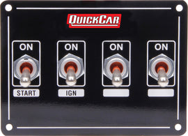 QUICKCAR RACING PRODUCTS 50-7411 Ignition Panel Extreme 4 Switch Dual Ignition