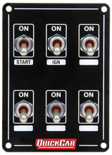 Load image into Gallery viewer, QUICKCAR RACING PRODUCTS 50-7611 Ignition Panel Extreme 6 Switch Dual Ignition
