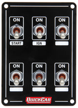 Load image into Gallery viewer, QUICKCAR RACING PRODUCTS 50-7631 Ignition Panel Extreme 6 Switch Single Ignition