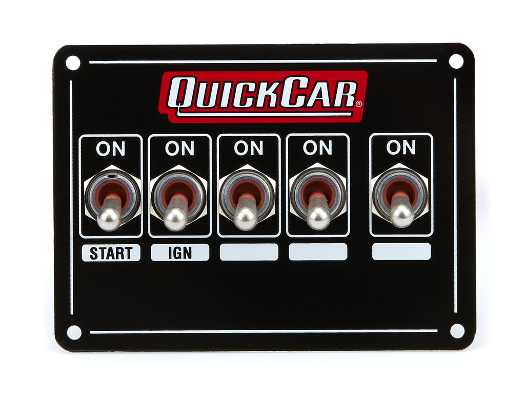 QUICKCAR RACING PRODUCTS 50-7711 Ignition Panel - Dual Ing. w/X-Over & Acc.