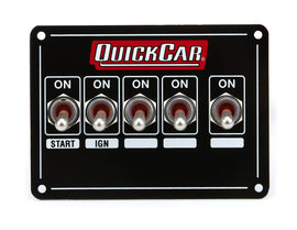 QUICKCAR RACING PRODUCTS 50-7711 Ignition Panel - Dual Ing. w/X-Over & Acc.