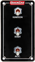 Load image into Gallery viewer, QUICKCAR RACING PRODUCTS 50-790 Ign. Panel Extreme Vert. 3 Switch Pigtail End