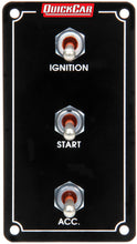 Load image into Gallery viewer, QUICKCAR RACING PRODUCTS 50-7931 Ign. Panel Extreme Vert. 3 Switch Single Ignition