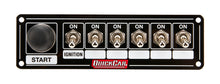 Load image into Gallery viewer, QUICKCAR RACING PRODUCTS 50-865 Ignition Panel Blk. w/ Start But. 5 Acc.